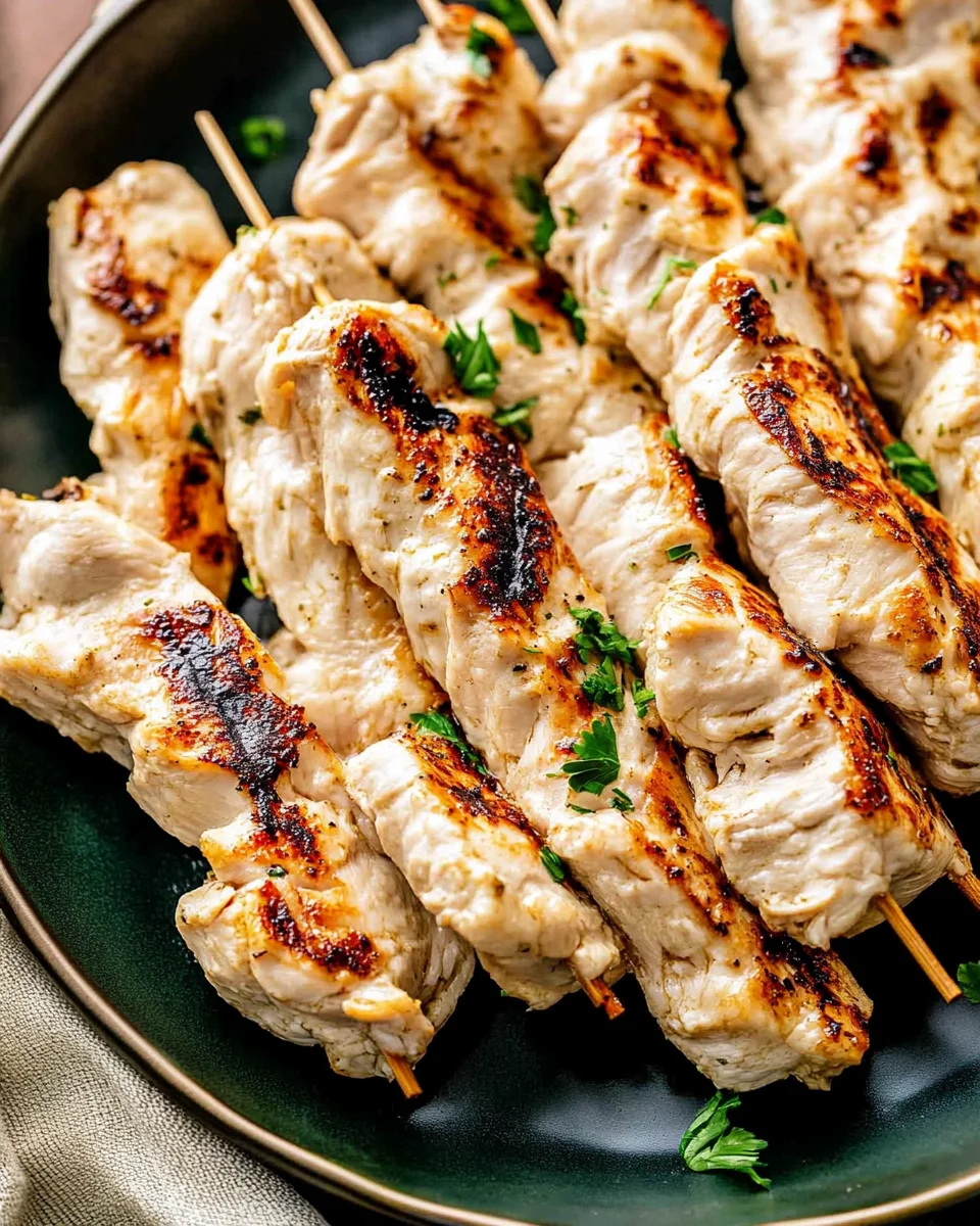 Greek Chicken Souvlaki Greek