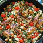 Greek Chicken and Lemon Rice
