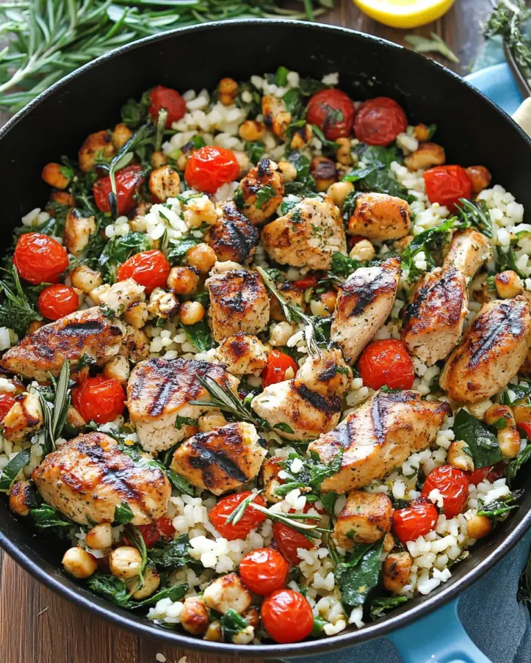 Greek Chicken and Lemon Rice