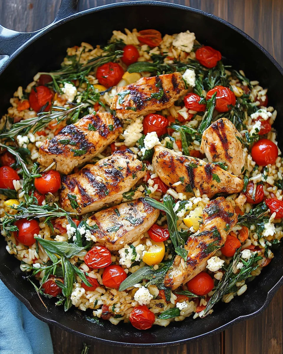 Greek Chicken and Lemon Rice Greek
