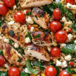 Greek Chicken and Lemon Rice (30 Minutes, One-Pot)