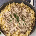 Ground Beef Stroganoff