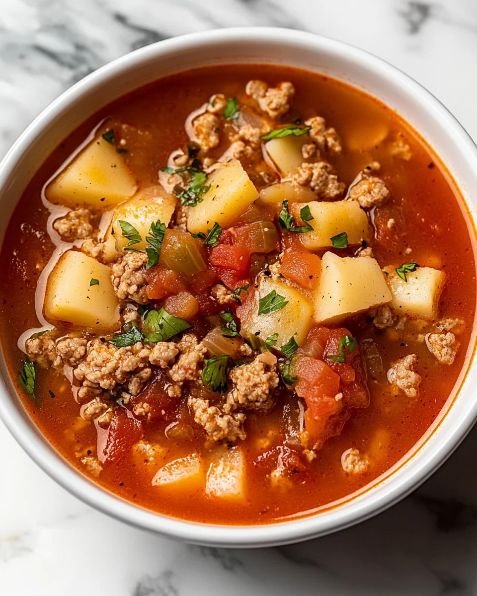 Hamburger Soup Hamburger