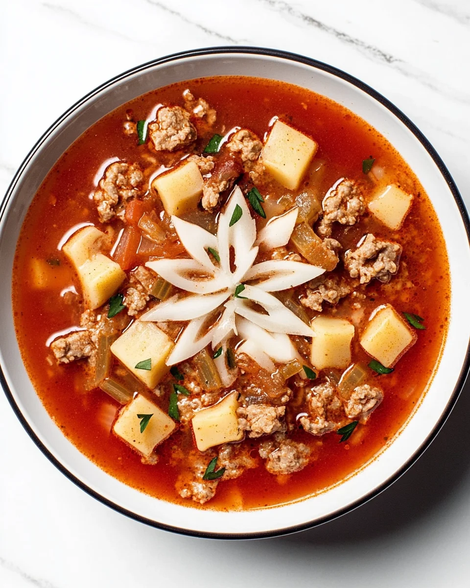 Hamburger Soup Hamburger