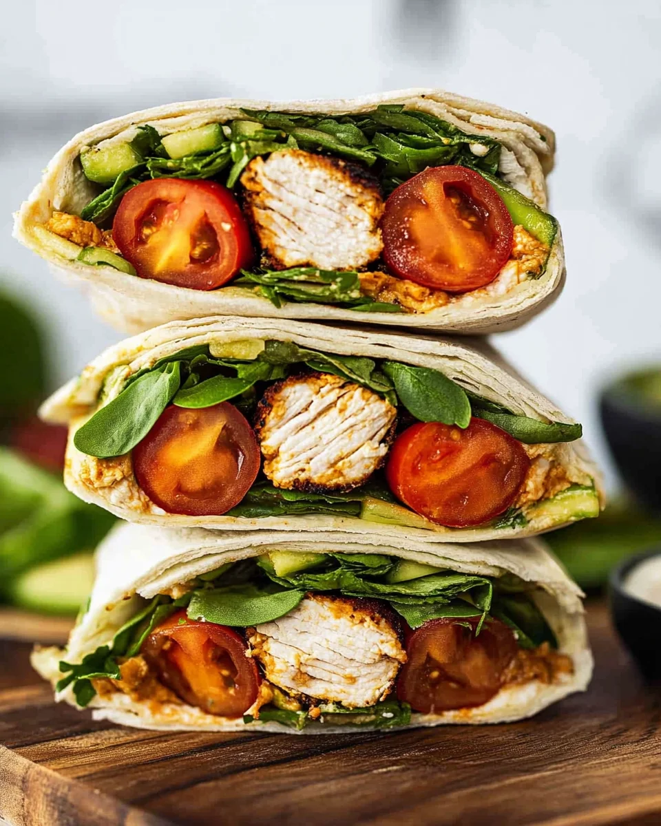 Healthy Chicken Avocado Wraps Healthy