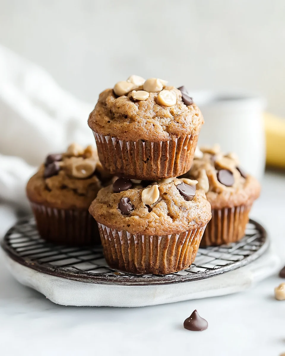 Healthy Peanut Butter Banana Muffins Healthy