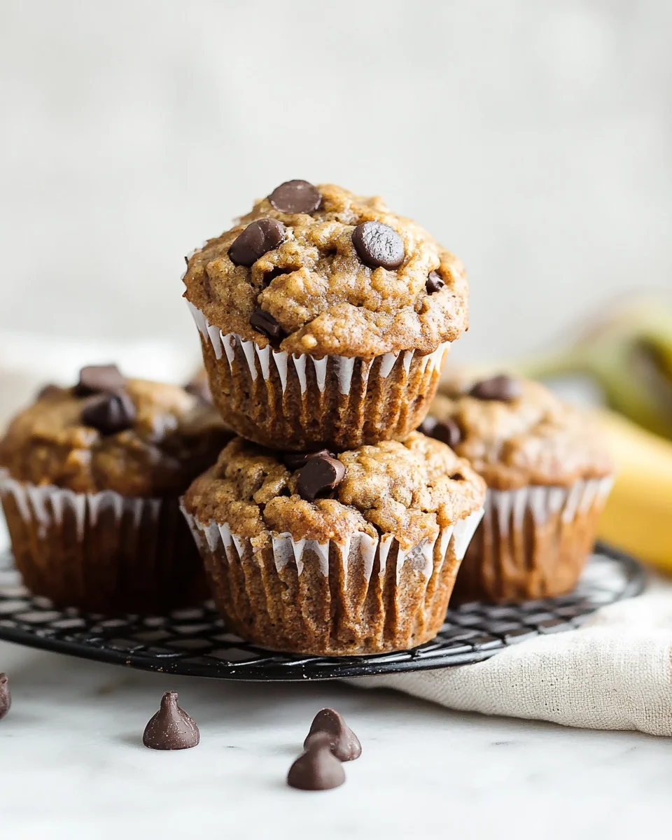 Healthy Peanut Butter Banana Muffins Healthy