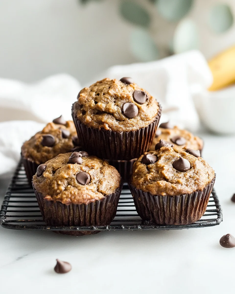 Healthy Peanut Butter Banana Muffins Healthy