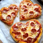 Heart-Shaped Pizza