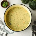 High Protein Broccoli Cheddar Soup