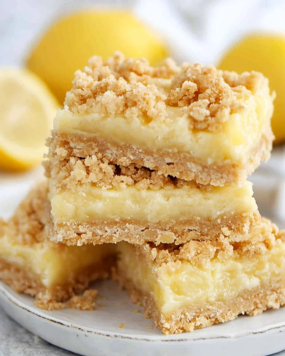 Homemade Lemon Crumb Bars Homemade Lemon Crumb Bars
