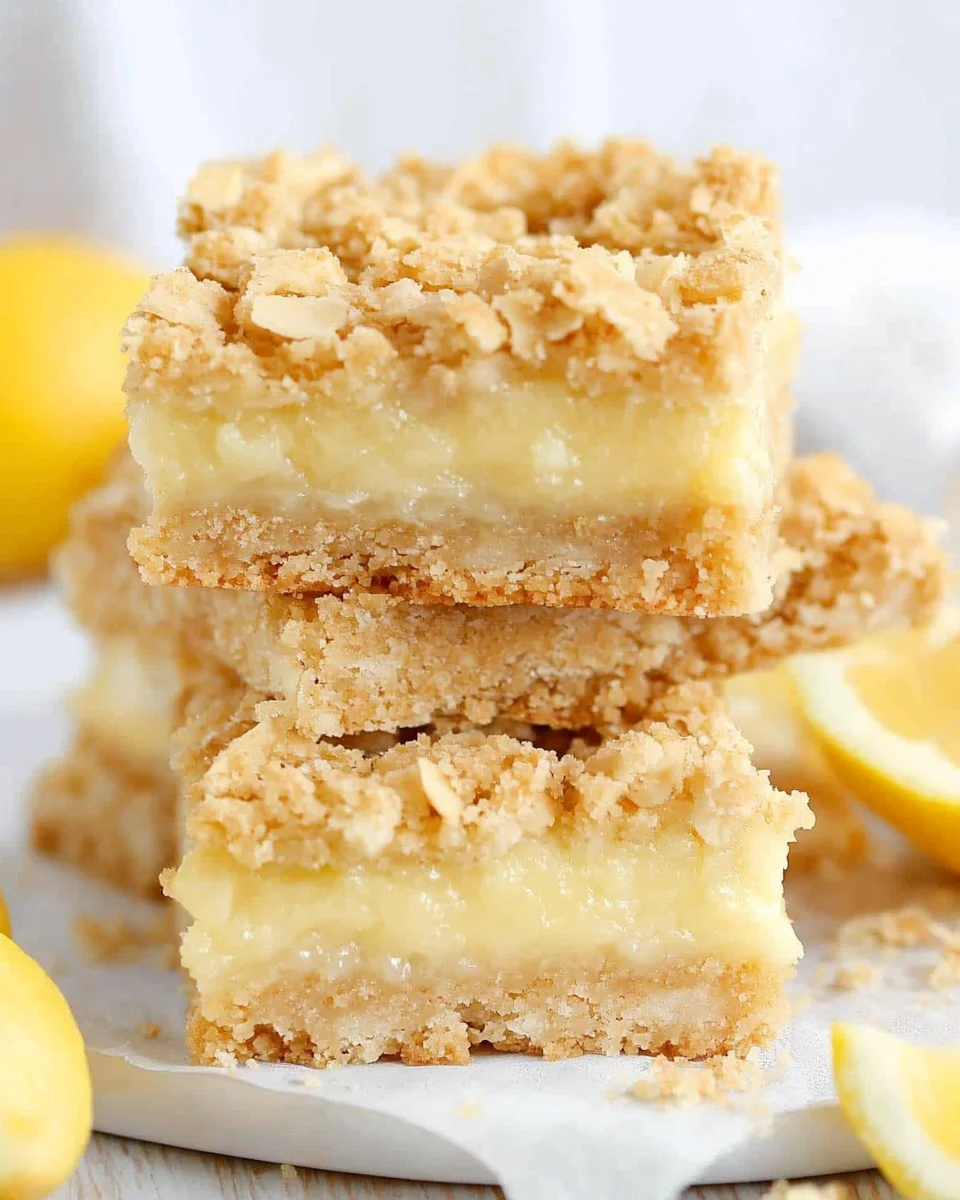 Homemade Lemon Crumb Bars Homemade