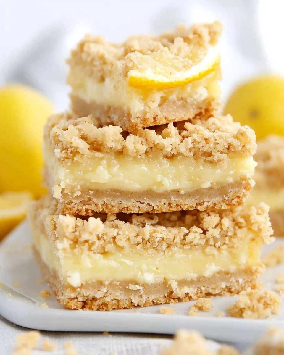 Homemade Lemon Crumb Bars Homemade