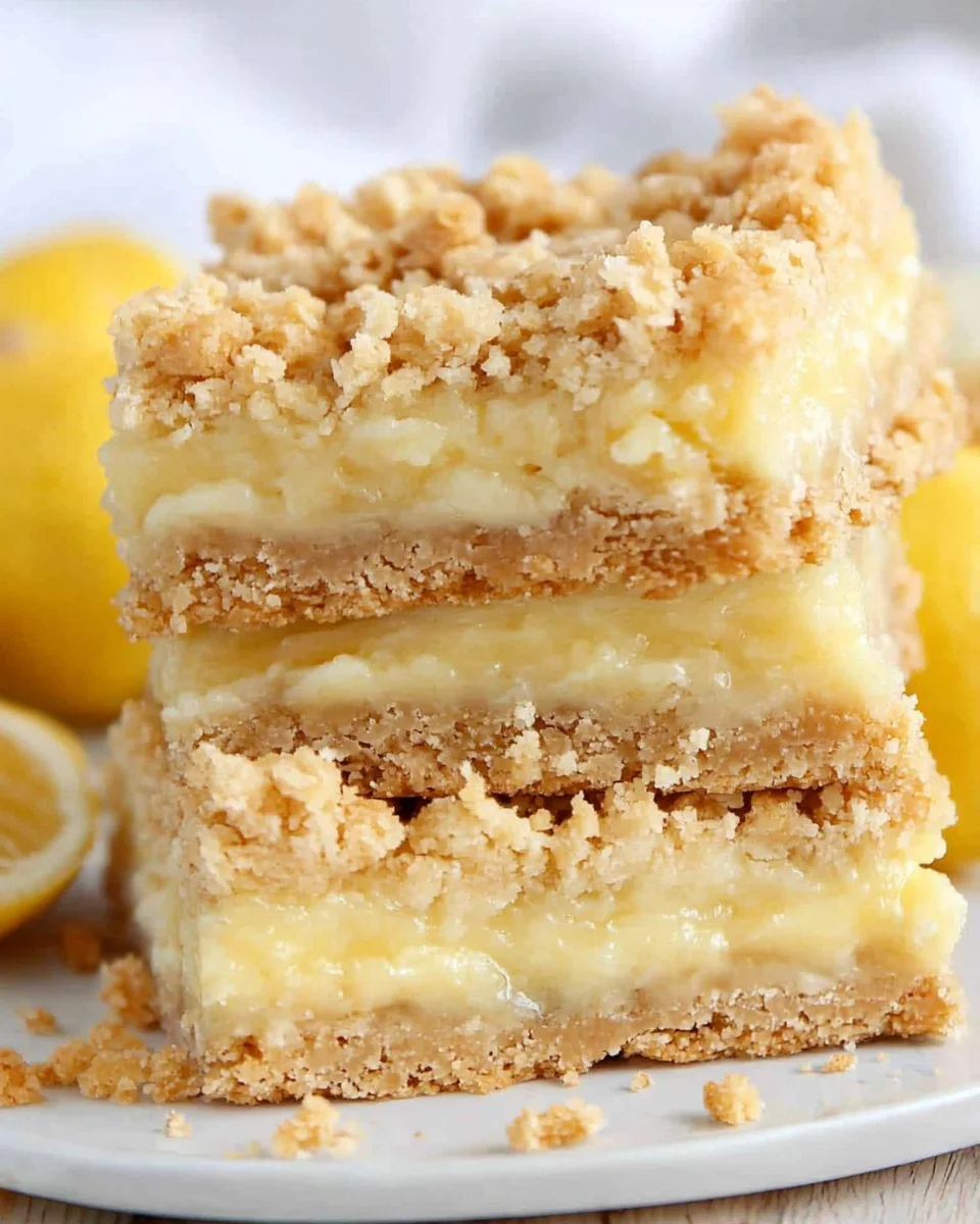Homemade Lemon Crumb Bars Homemade