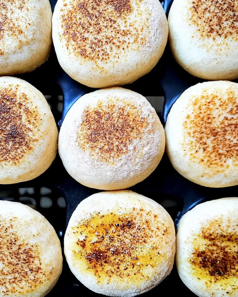 Homemade Sourdough English Muffins