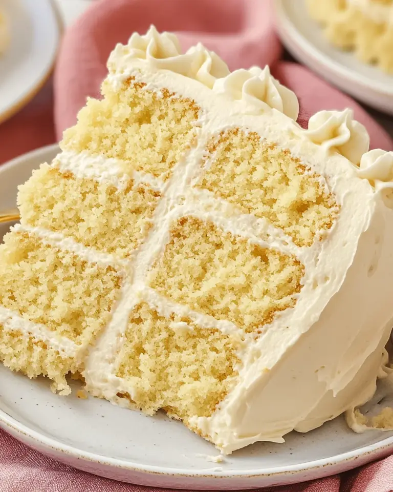 Homemade Vanilla Cake