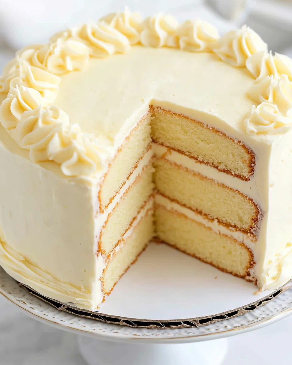 Homemade Vanilla Cake
