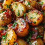 Honey Bacon Roasted Potatoes