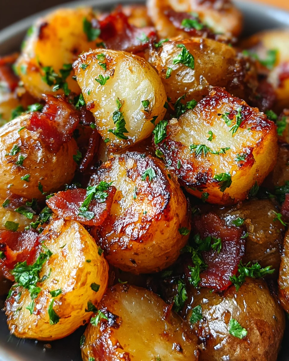 Honey Bacon Roasted Potatoes