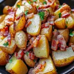 Honey Bacon Roasted Potatoes