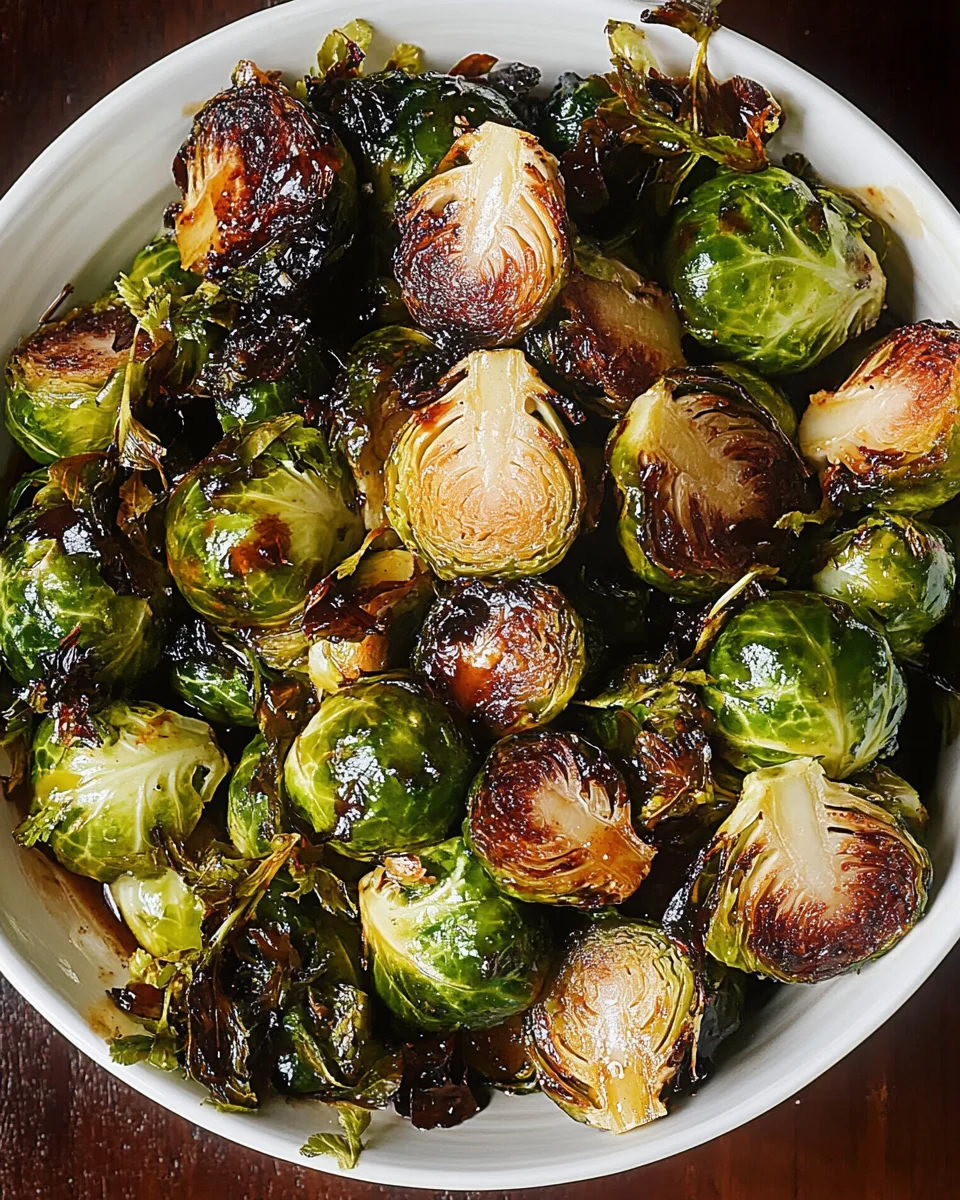 Honey Balsamic Brussels Sprouts 23 Honey