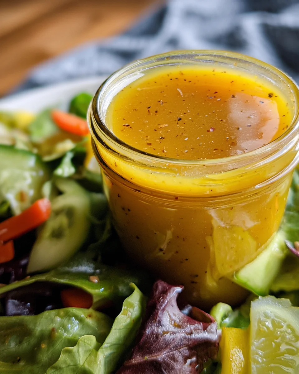 Honey Lemon Vinaigrette Salad Dressing Recipe
