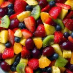Honey Lime Rainbow Fruit Salad
