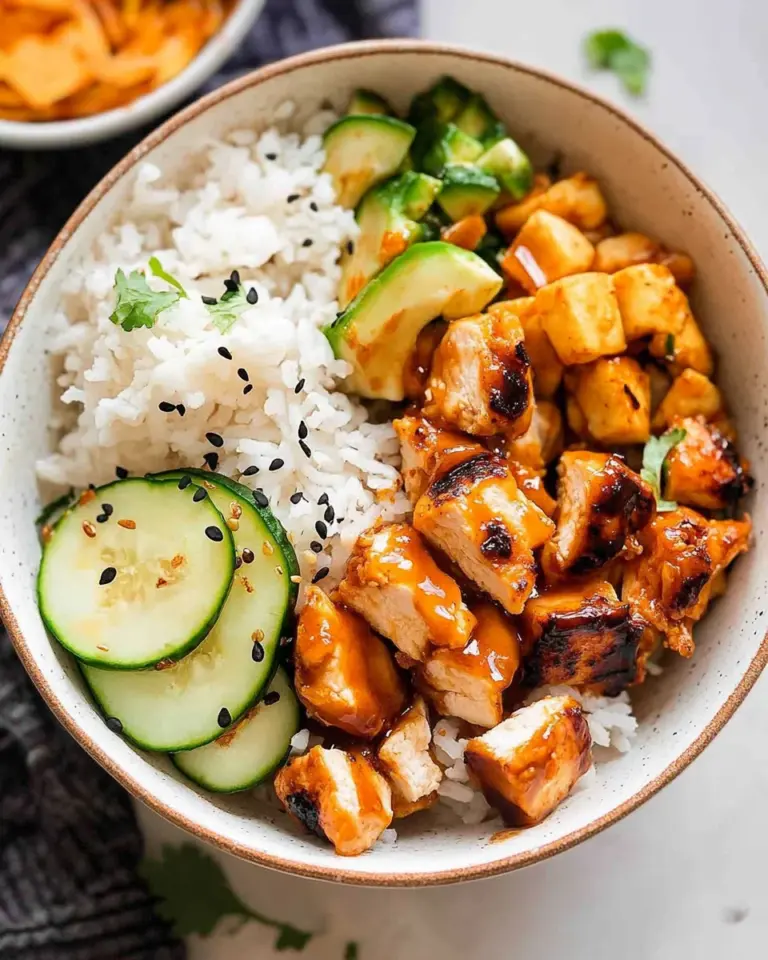 Hot Honey Chicken Bowls