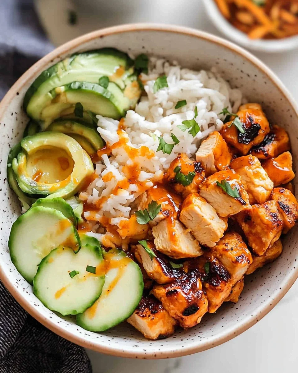 Hot Honey Chicken Bowls Hot
