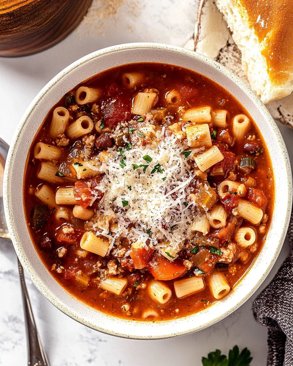 Italian Pasta Fagioli Soup Italian
