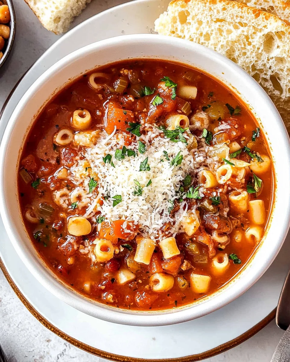 Italian Pasta Fagioli Soup Italian
