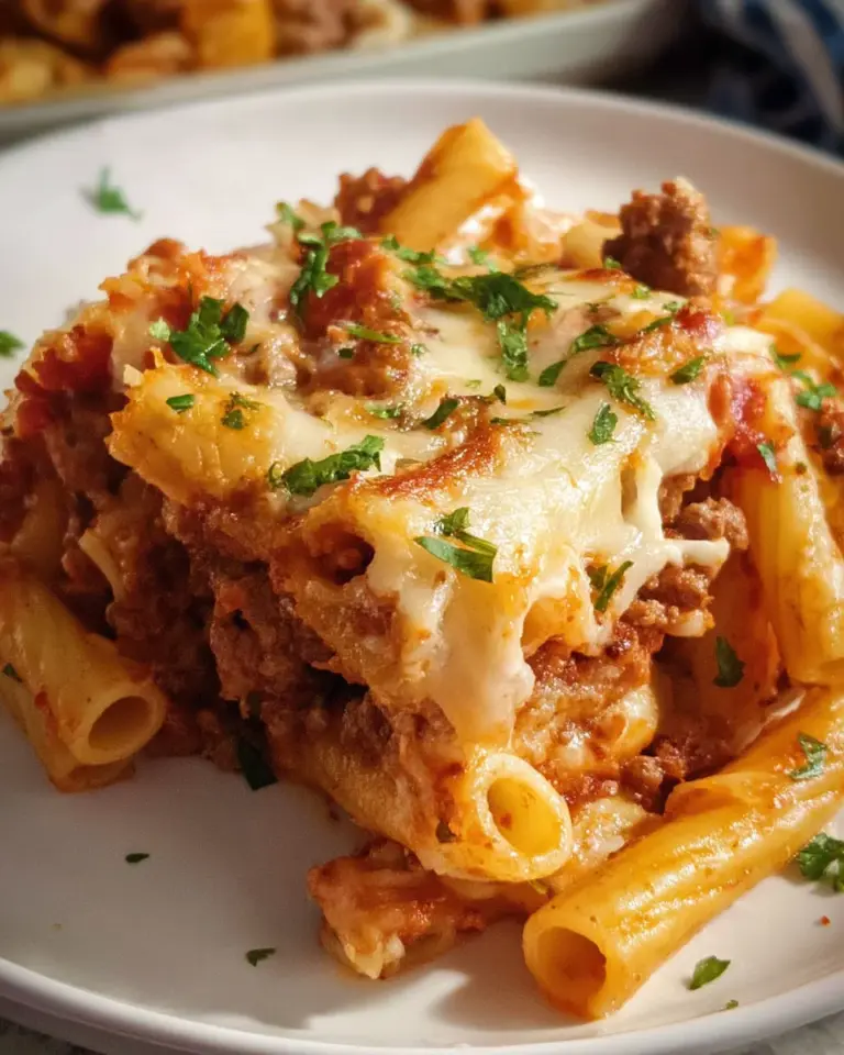 Italian Sausage Baked Ziti