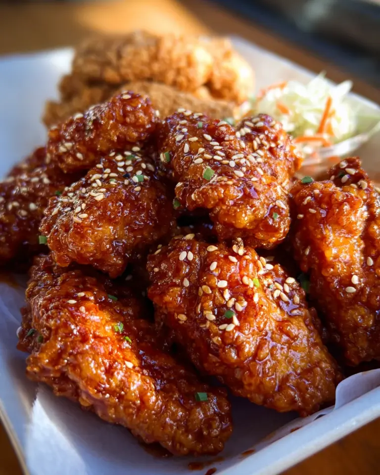 Korean Fried Chicken (Yangnyeom Chicken)