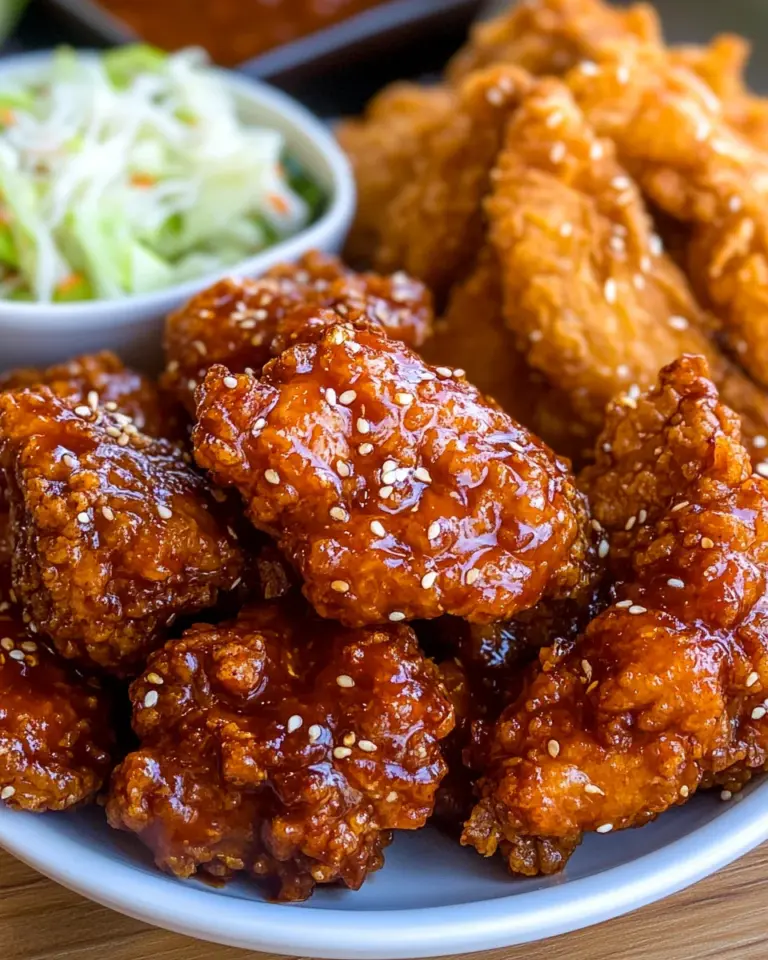 Korean Fried Chicken (Yangnyeom Chicken)