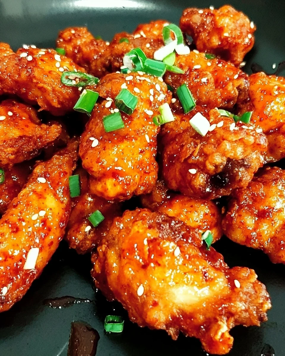 Korean Spicy and Sweet Fried Chicken Korean