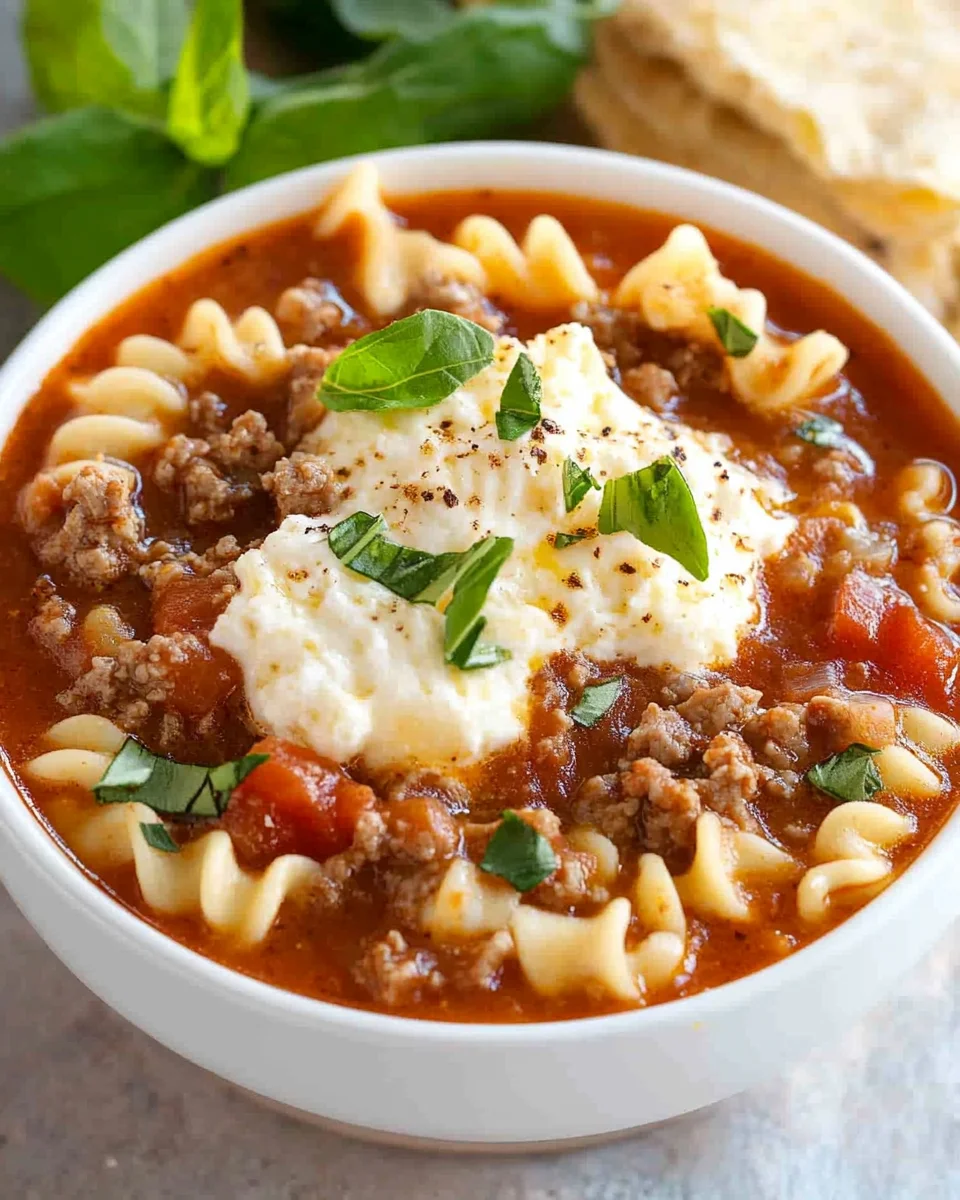 Lasagna Soup Lasagna
