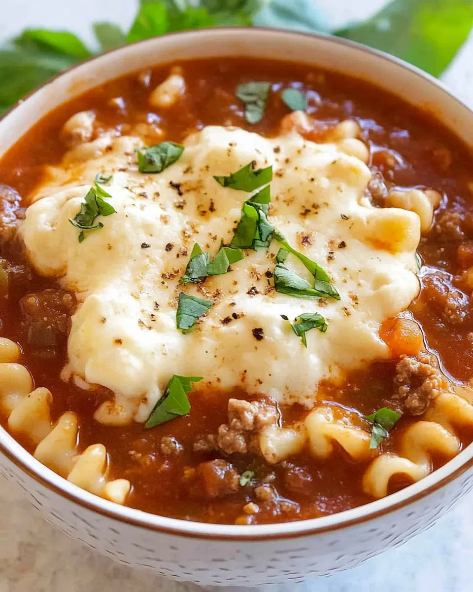Lasagna Soup Lasagna