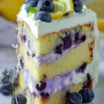 Lemon Blueberry Cheesecake Cake