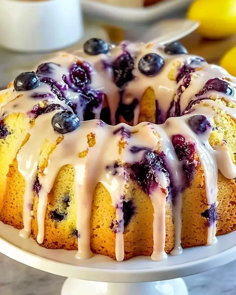Lemon Blueberry Pound Cake