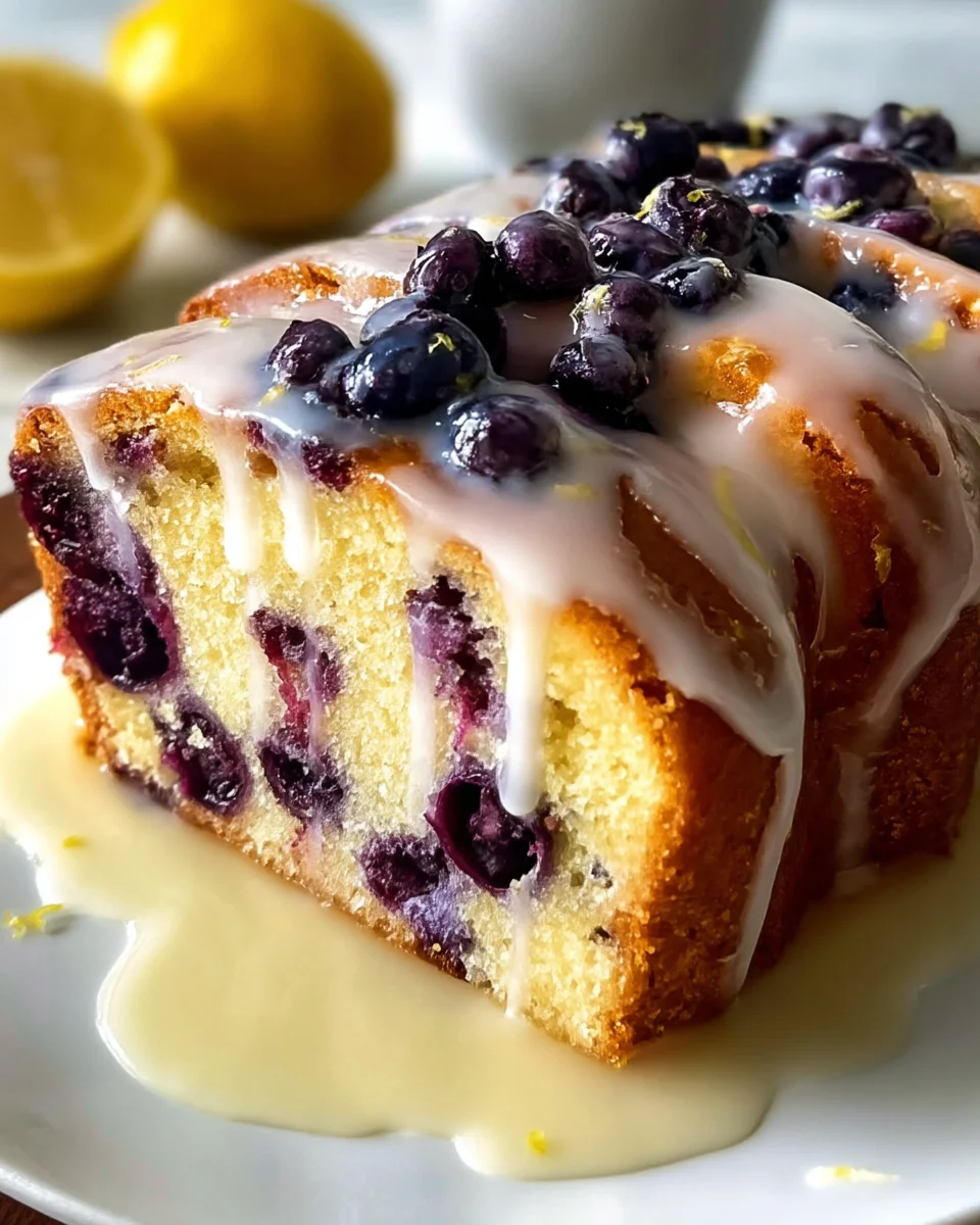Lemon Blueberry Pound Cake Lemon