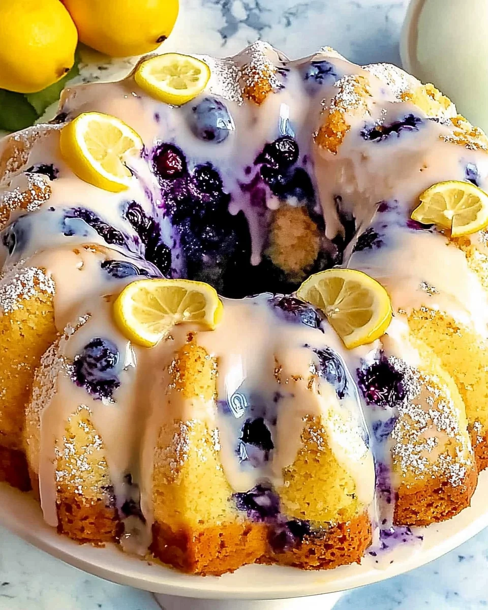 Lemon Blueberry Pound Cake Lemon
