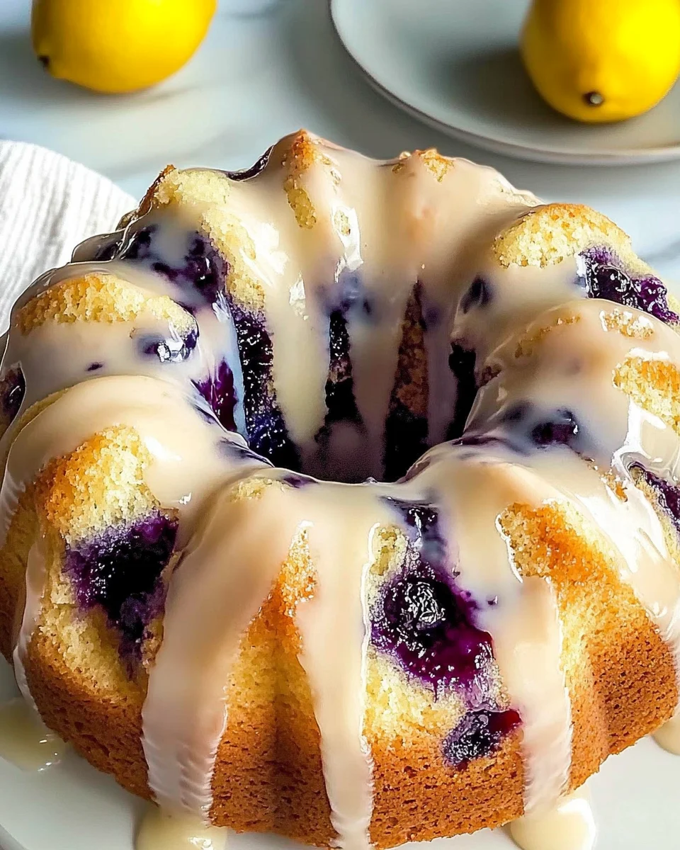 Lemon Blueberry Pound Cake Lemon