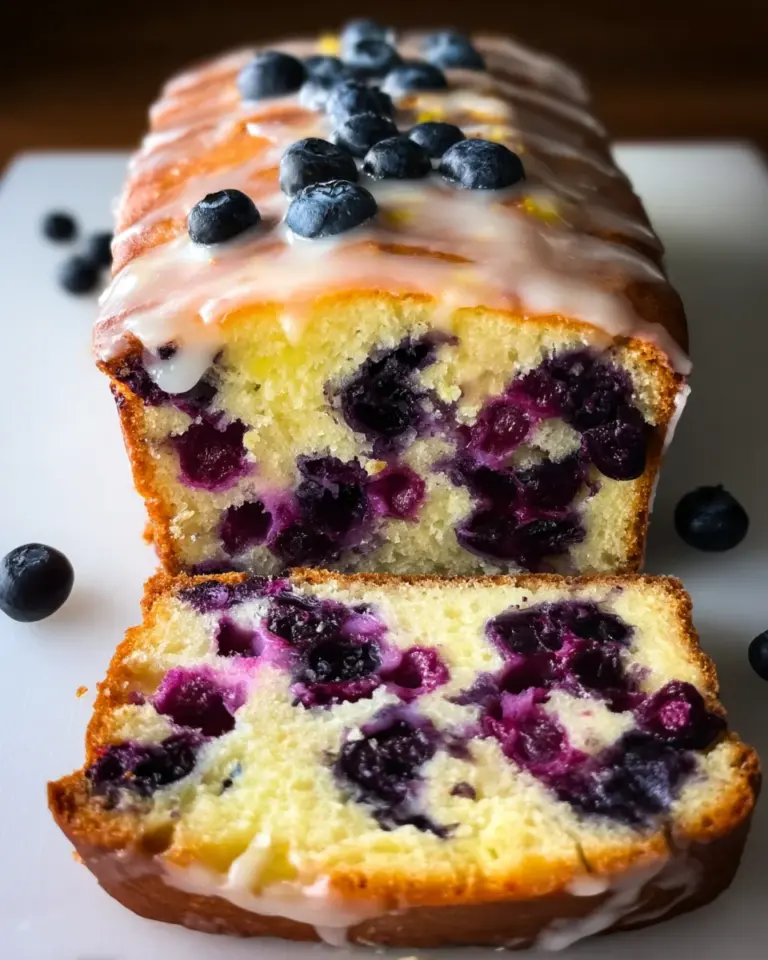 Lemon Blueberry Yogurt Loaf