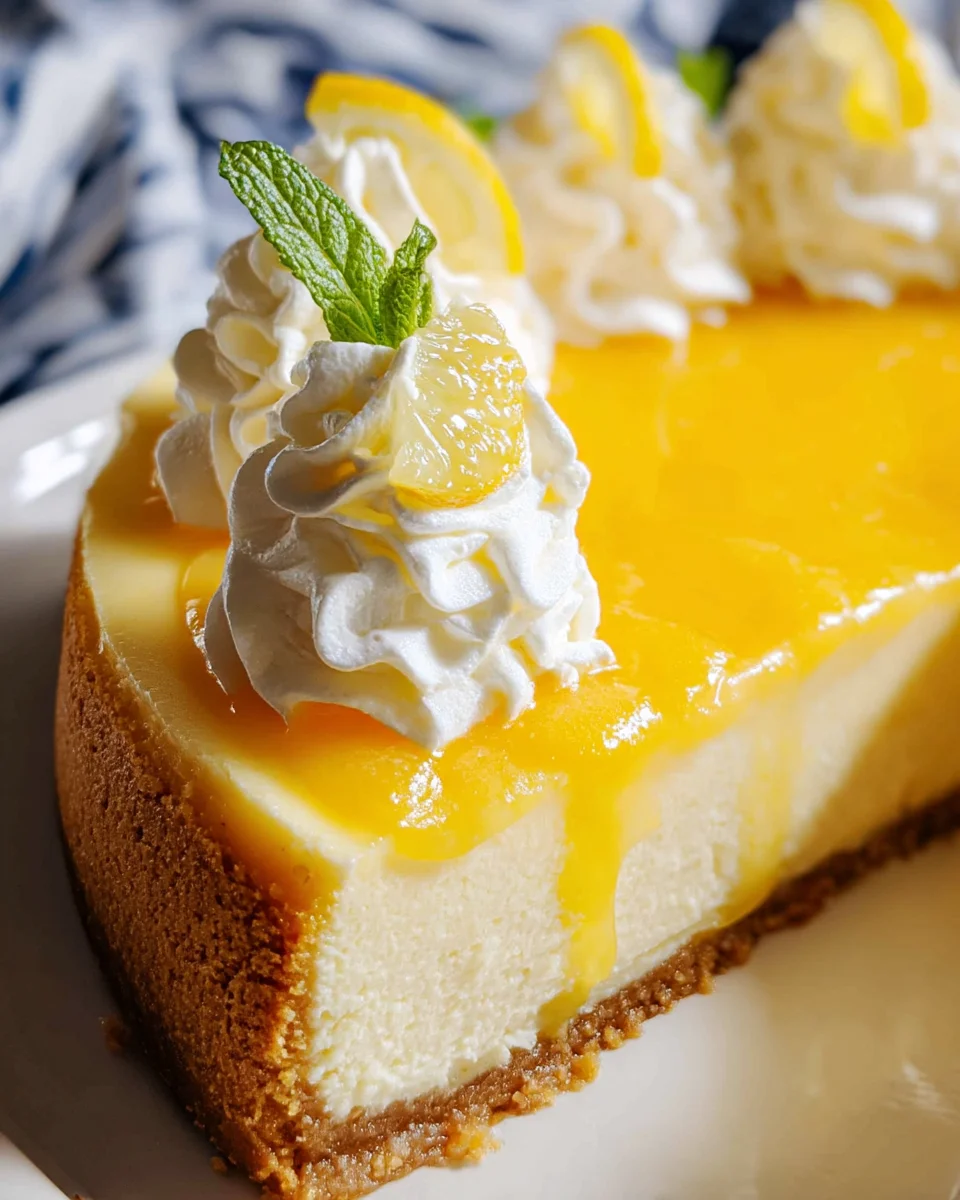 Lemon Cheesecake Lemon