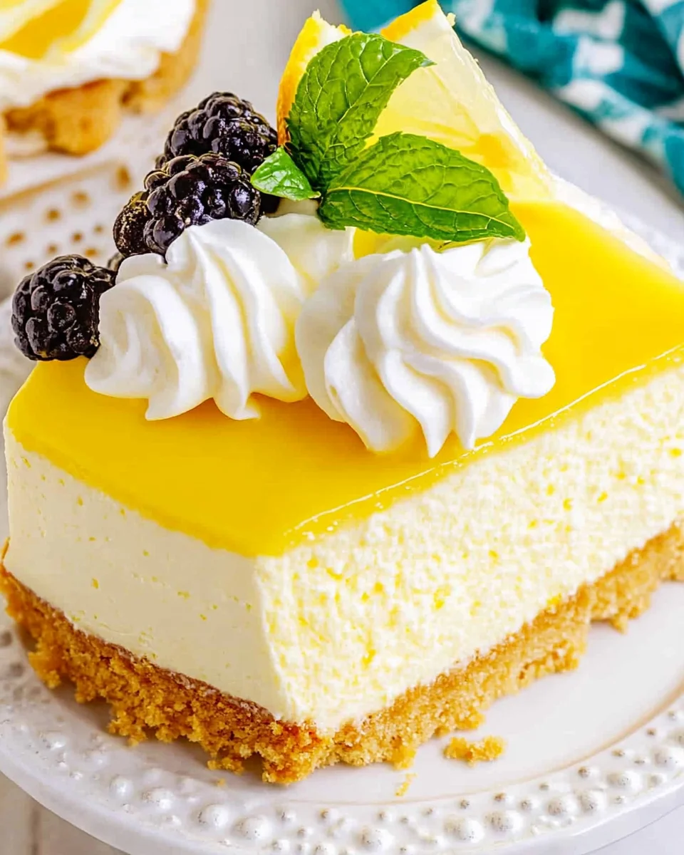 Lemon Cheesecake Lemon