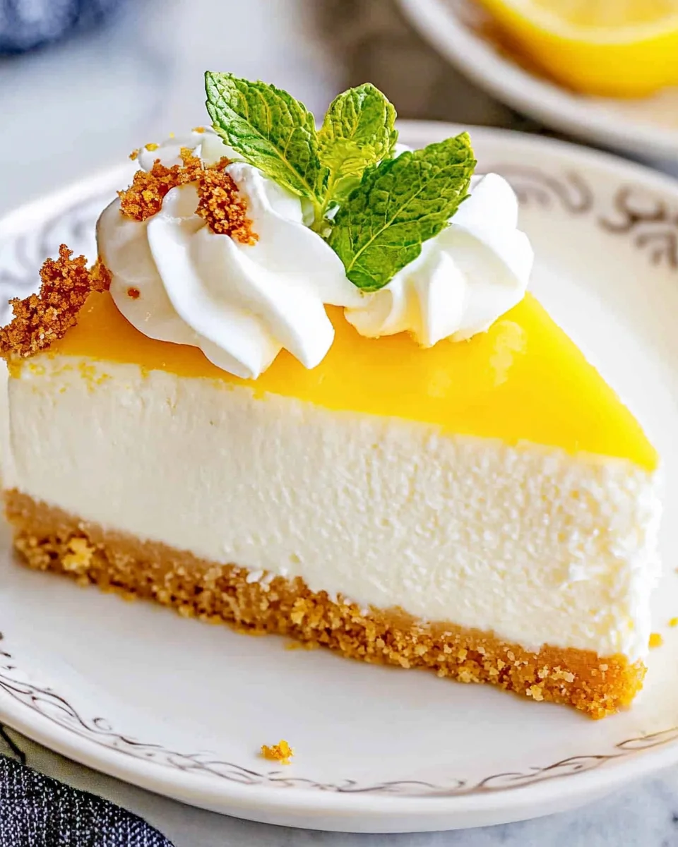 Lemon Cheesecake Lemon