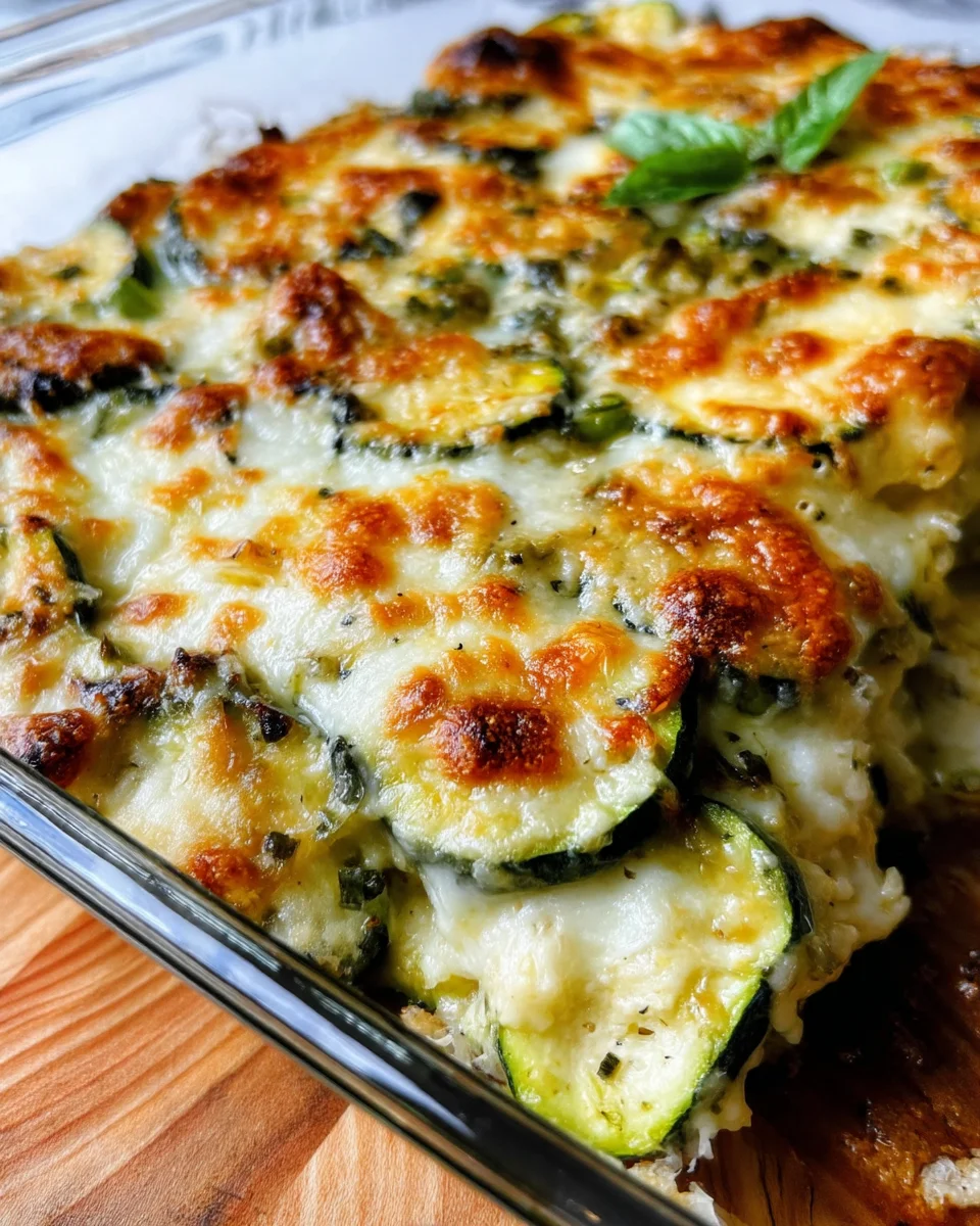 Low-Carb Easy Cheesy Zucchini Bake 17 Low-Carb Easy Cheesy Zucchini Bake