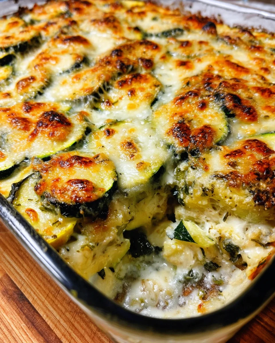 Low-Carb Easy Cheesy Zucchini Bake 18 Low-Carb