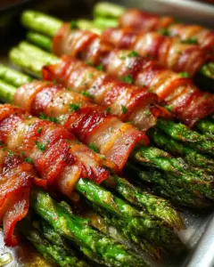 Low Carb Bacon Wrapped Asparagus