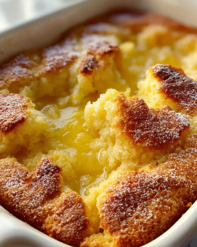 Magic Lemon Cobbler